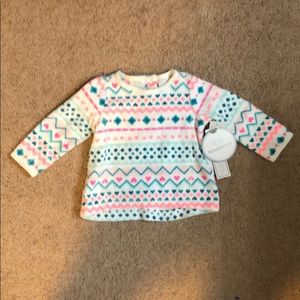 Warm fleece kids shirt 3-6 mo